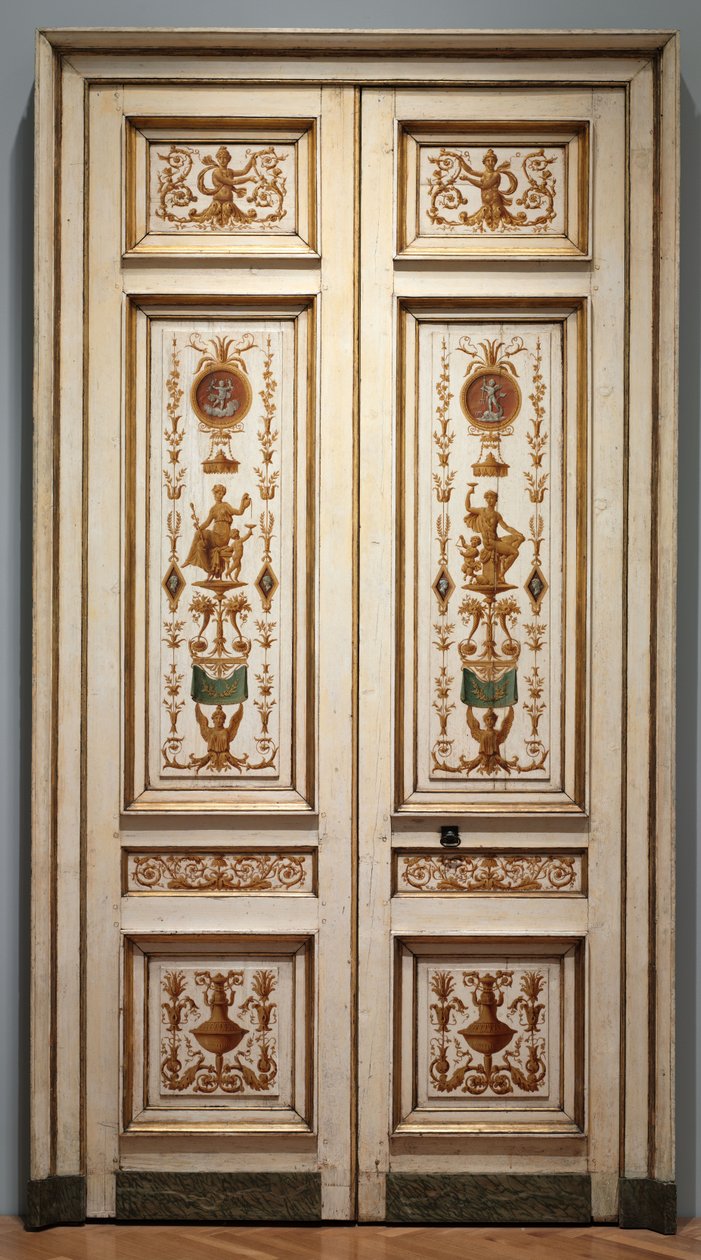 Kétszárnyú ajtók, 1790-es évek alkotó: Pierre II Rousseau