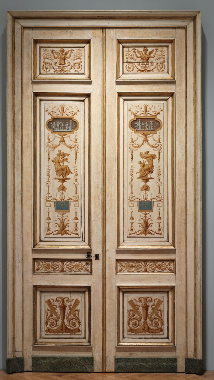 Kétszárnyú ajtók, 1790-es évek alkotó: Pierre II Rousseau