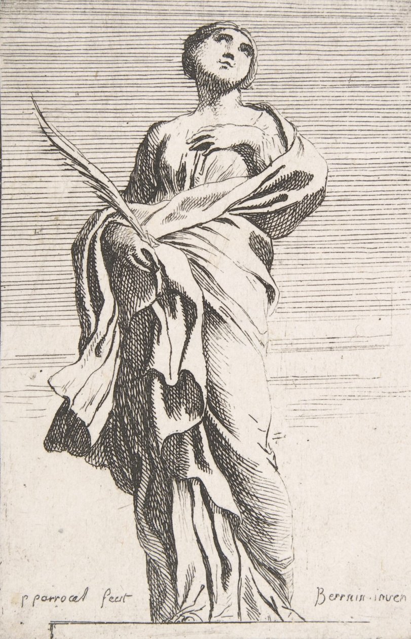 Álló női alak, kb. 1739-40., kb. 1739-40. alkotó: Pierre Ignace Parrocel