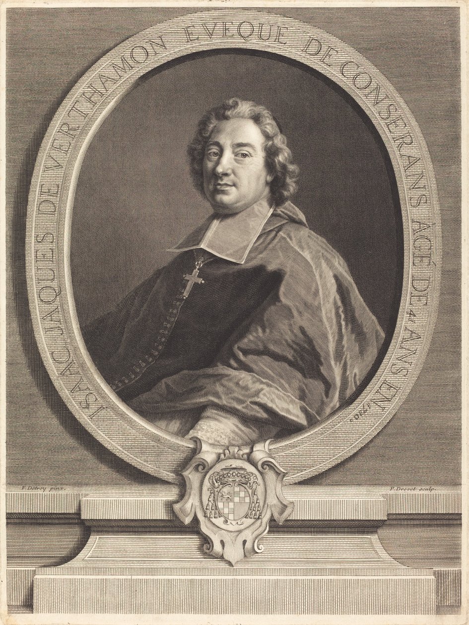 Isaac-Jacques de Verthamon alkotó: Pierre Imbert Drevet after François de Troy