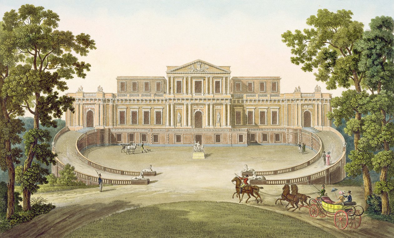 Haarlem pavilonja, Pierre Jacques Goetghebuer „Válogatás a Holland Királyság legkiemelkedőbb műemlékeiből, épületeiből és házaiból”, 1827-ben (akvatinta) alkotó: Pierre Jacques Goetghebuer
