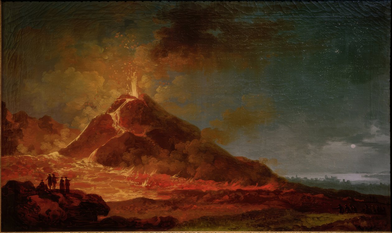 A Vezúv kitörése 1771. május 14-én alkotó: Pierre Jacques Volaire