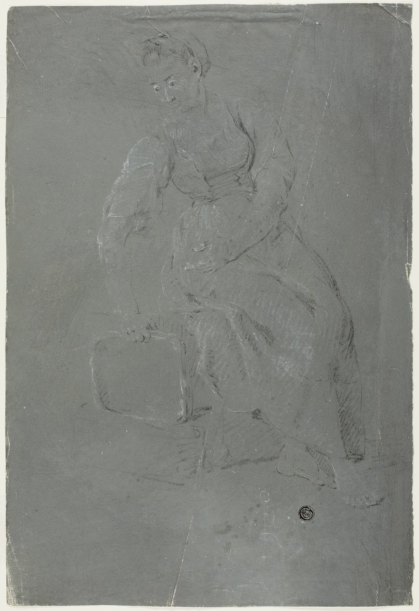 Ülő Nő alkotó: Pierre Jacques Volaire