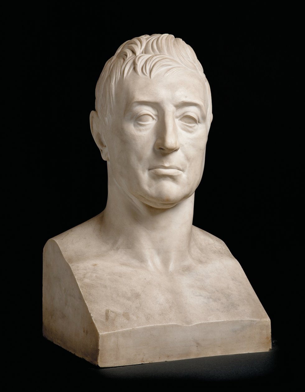 Marie-Joseph-Gilbert du Motier, de Lafayette márki mellszobra alkotó: Pierre Jean David dAngers