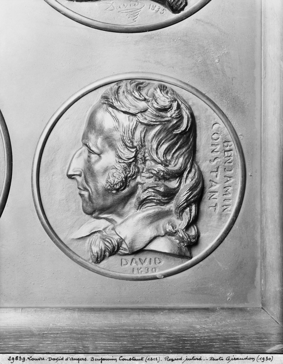 Henri Benjamin Constant de Rebecque, 1830 (bronz) alkotó: Pierre Jean David d