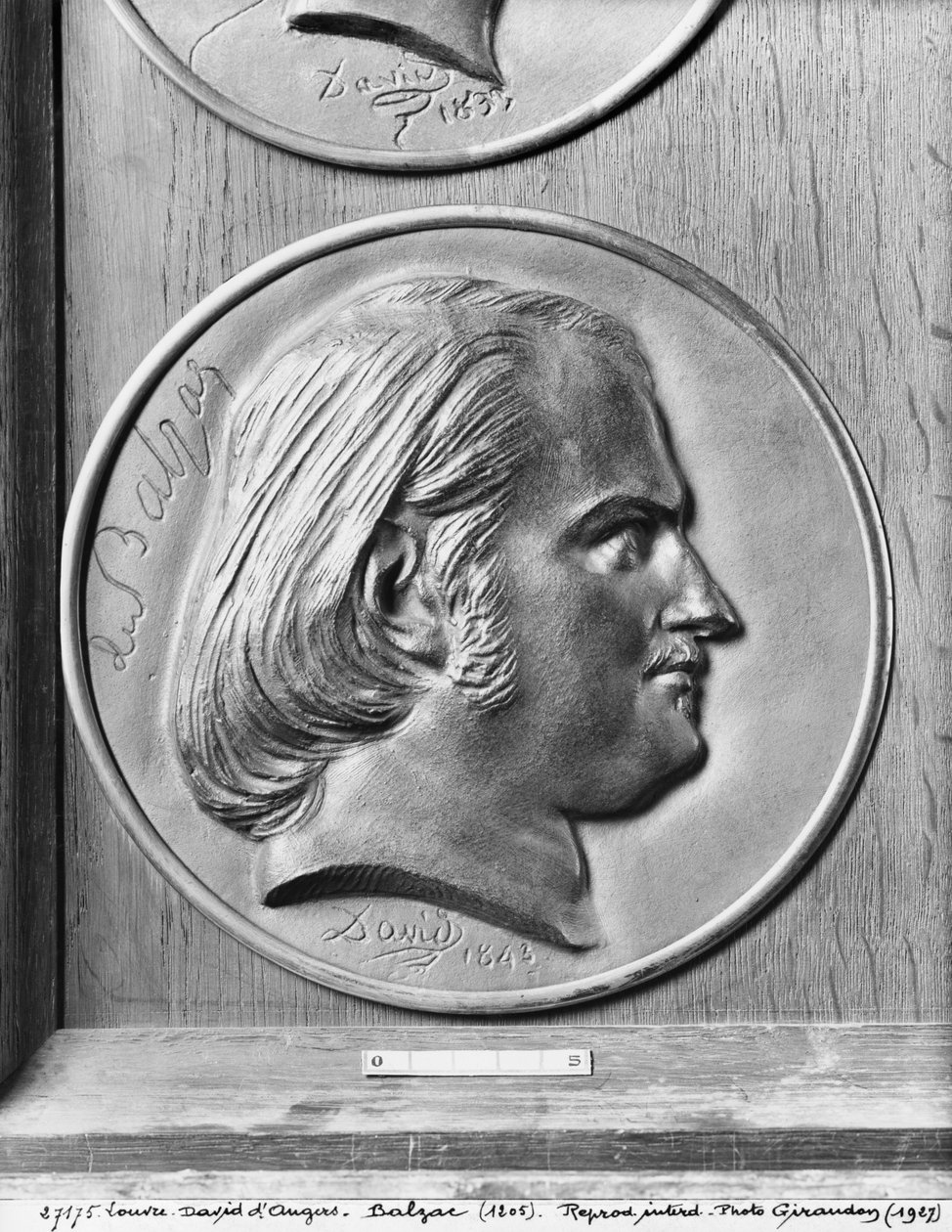 Honore de Balzac, 1843 (bronz) alkotó: Pierre Jean David d