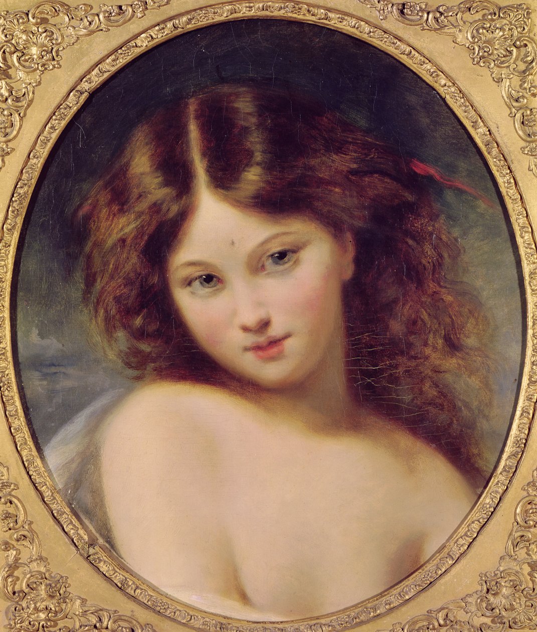 Egy fiatal lány feje alkotó: Pierre Joseph Dedreux Dorcy