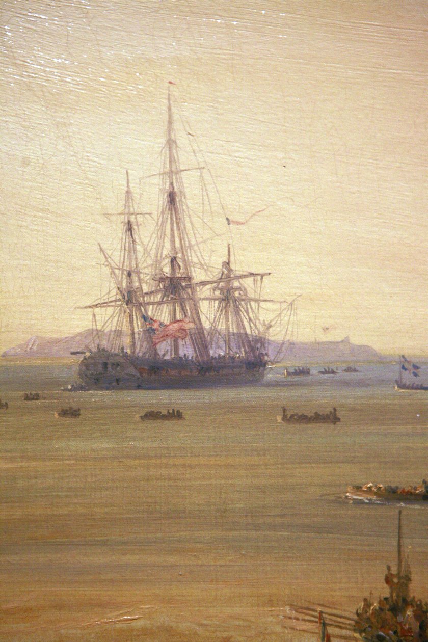 Francia: Combat du Grand Port, 1810. augusztus 23. alkotó: Pierre Julien Gilbert