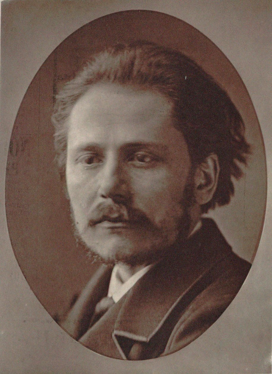 Jules Massenet zeneszerző portréja 1842-1912, 1877. alkotó: Pierre Lanith Petit