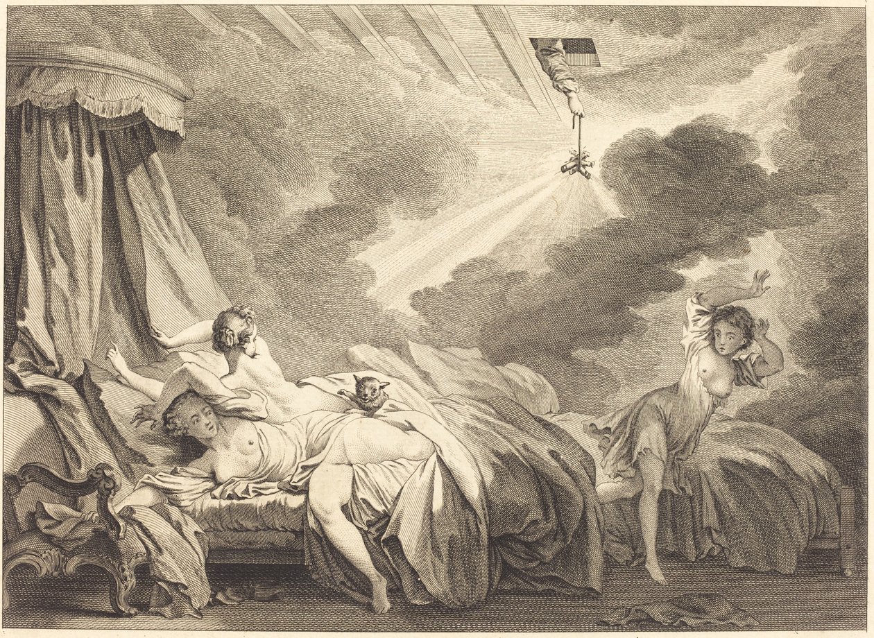 A tűzijáték alkotó: Pierre Laurent Auvray after Jean Honoré Fragonard