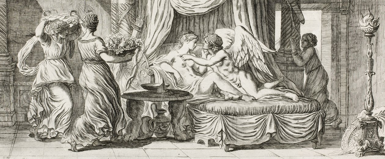 Ámor és Psyche alkotó: Pierre Lelu