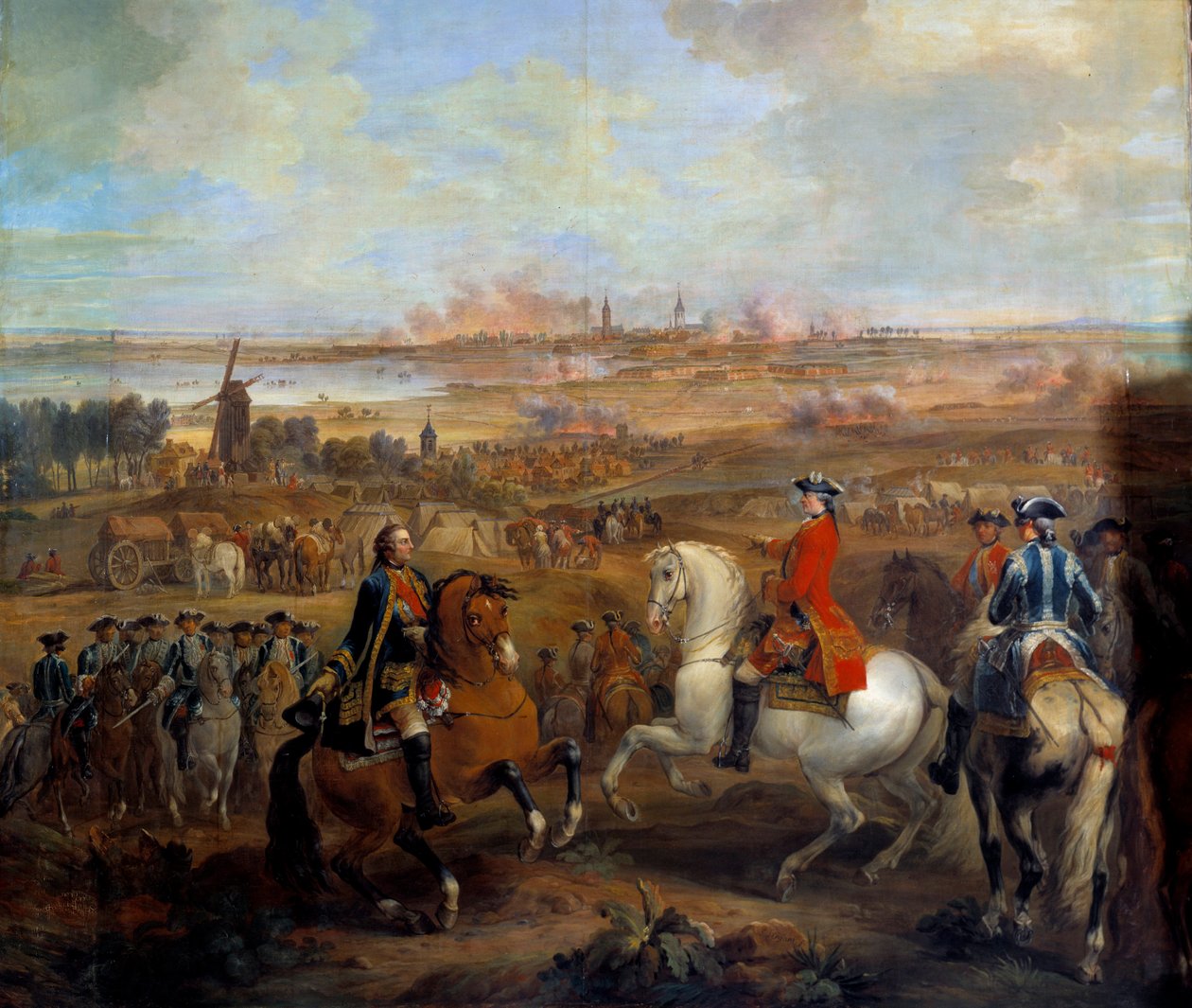 Flandria hadjárata (1745-1747): "" Menin elfoglalása, június 4. alkotó: Pierre Lenfant