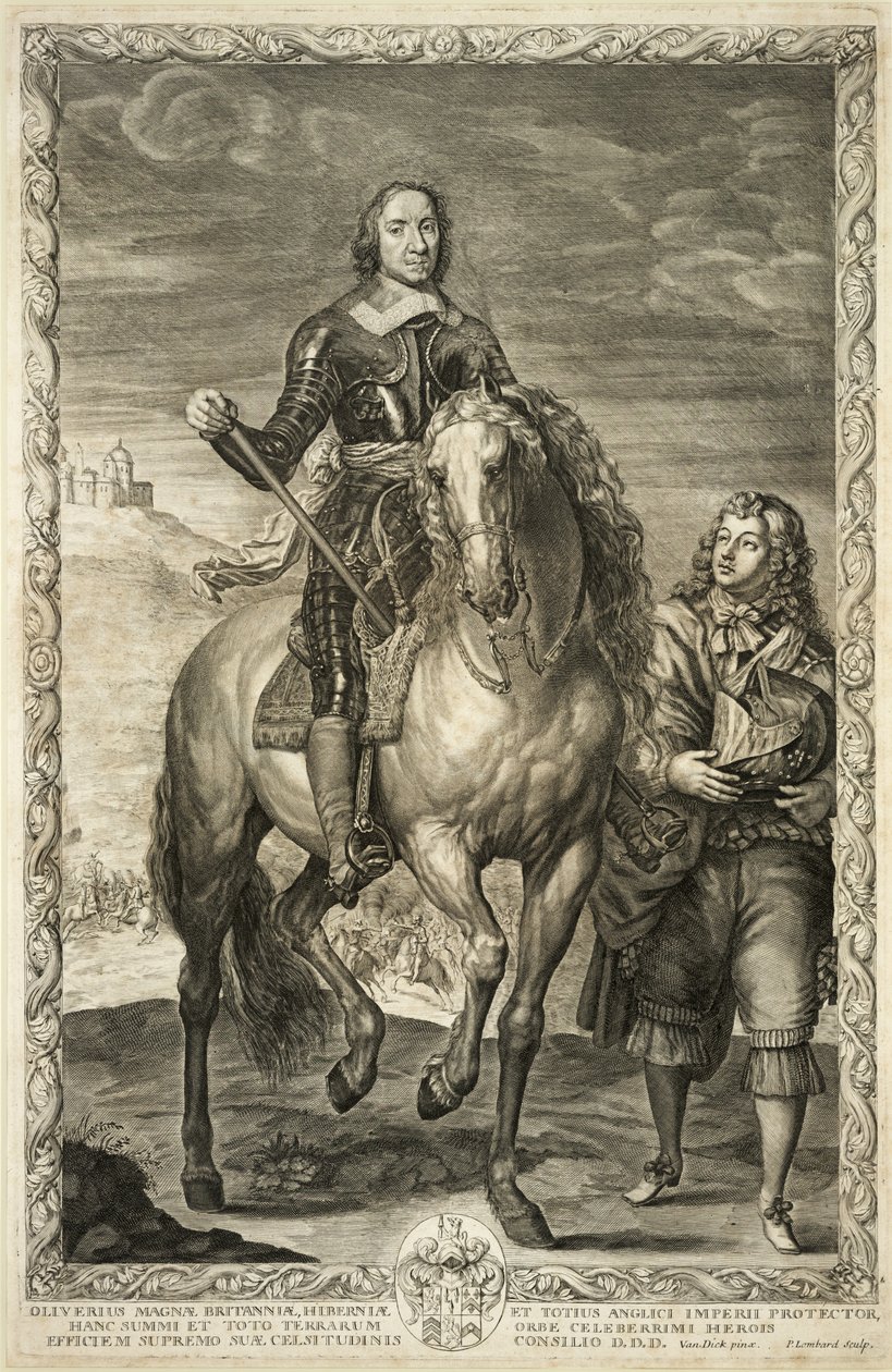 Oliver Cromwell lovas portréja alkotó: Pierre Lombard or Lombart