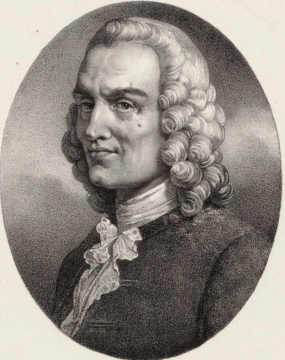 Jean-Philippe Rameau zeneszerző portréja 1683-1764. alkotó: Pierre Louis Henri Grevedon