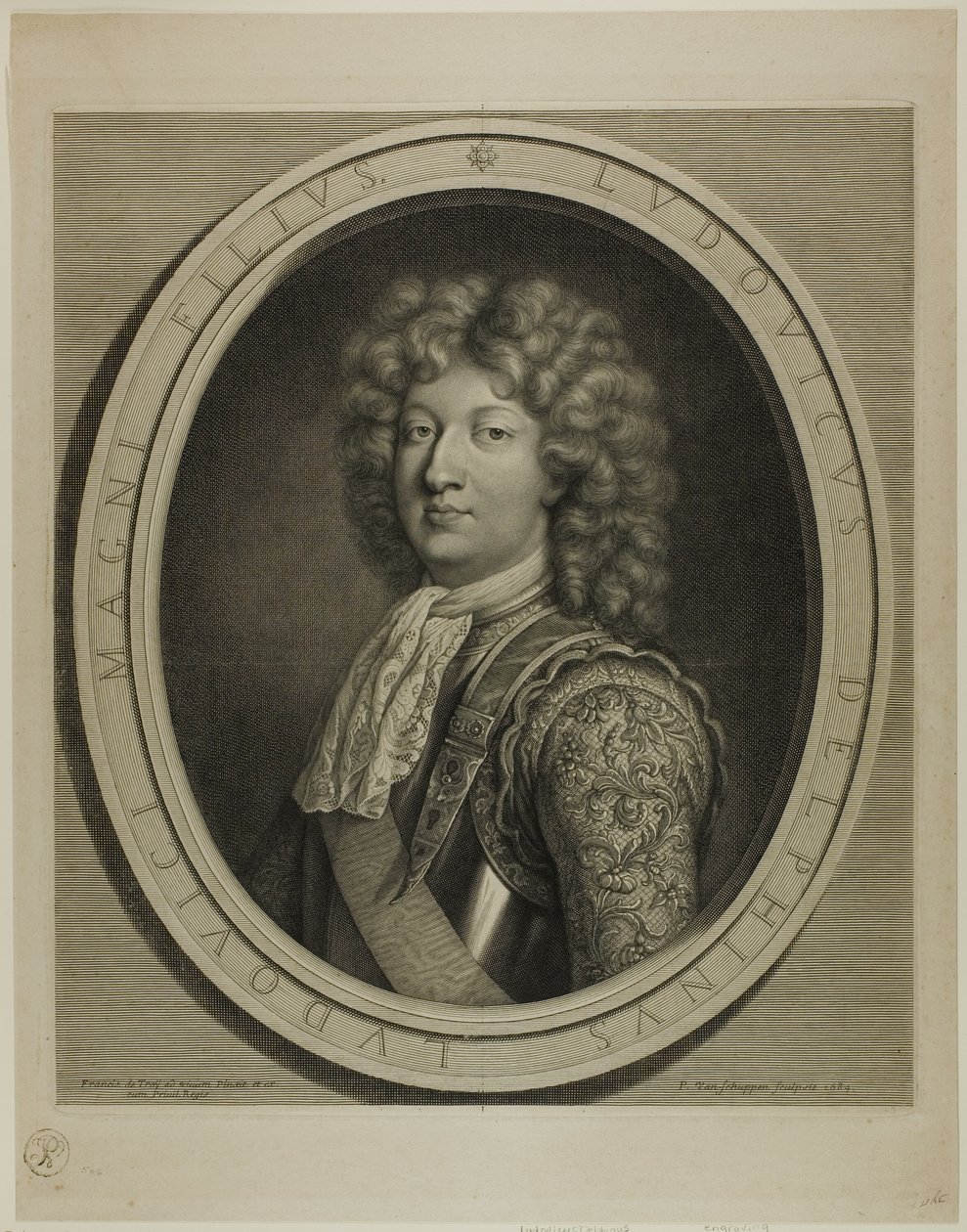 Louis Delphinus alkotó: Pierre Louis van Schuppen