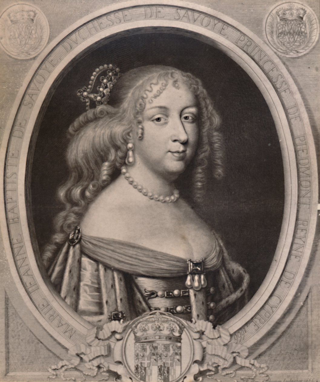 Marie Jeanne Baptiste, Savoyai hercegnő, 17. század vége, 1894 alkotó: Pierre Louis van Schuppen