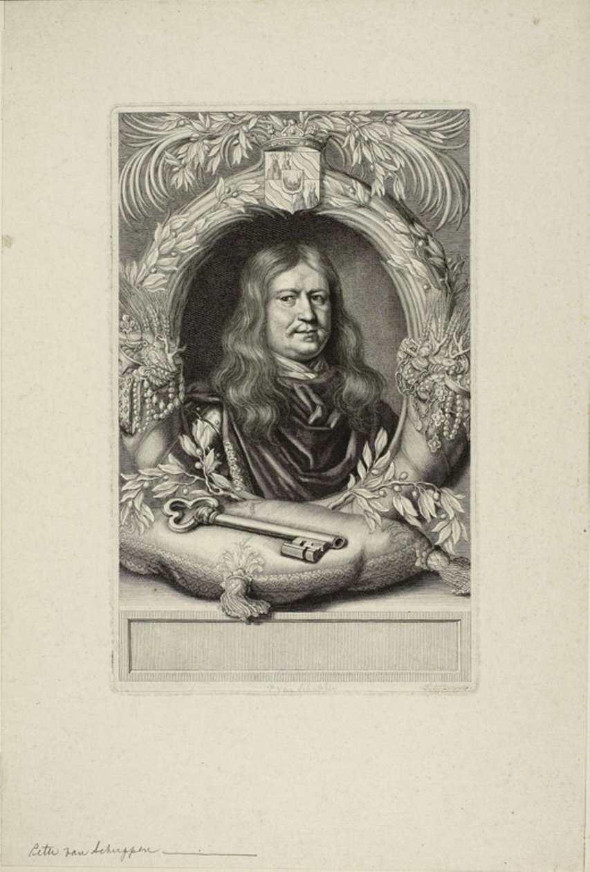 Egy férfi portréja alkotó: Pierre Louis van Schuppen