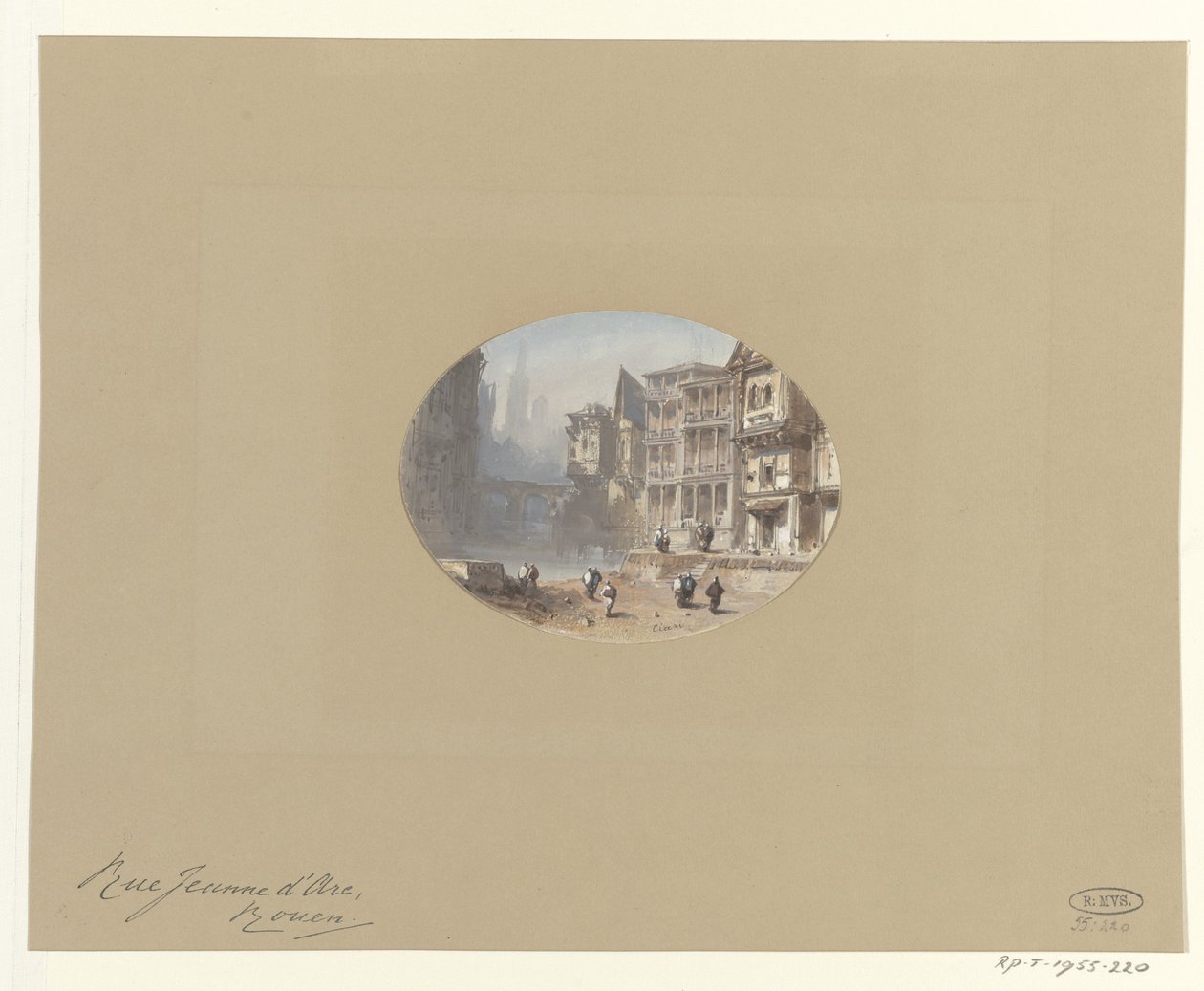 Rue Joan of Arc, Rouen alkotó: Pierre Luc Charles Ciceri