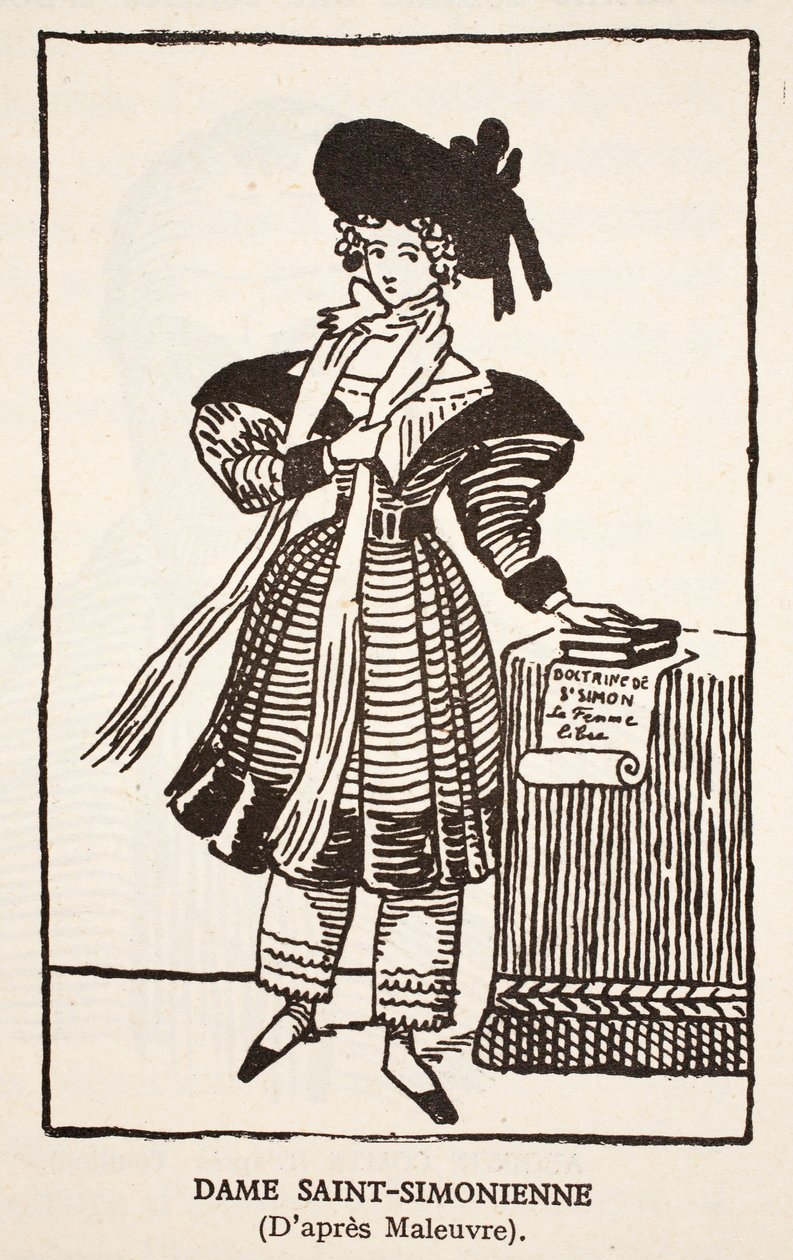 Lady Saint-Simonienne alkotó: Pierre Maleuvre