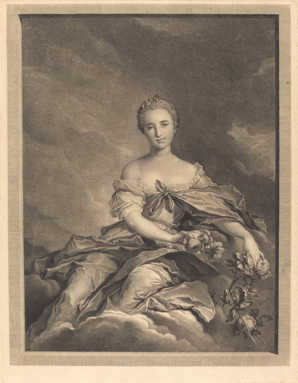 Flore egy fia kar alkotó: Pierre Maleuvre after Jean Marc Nattier