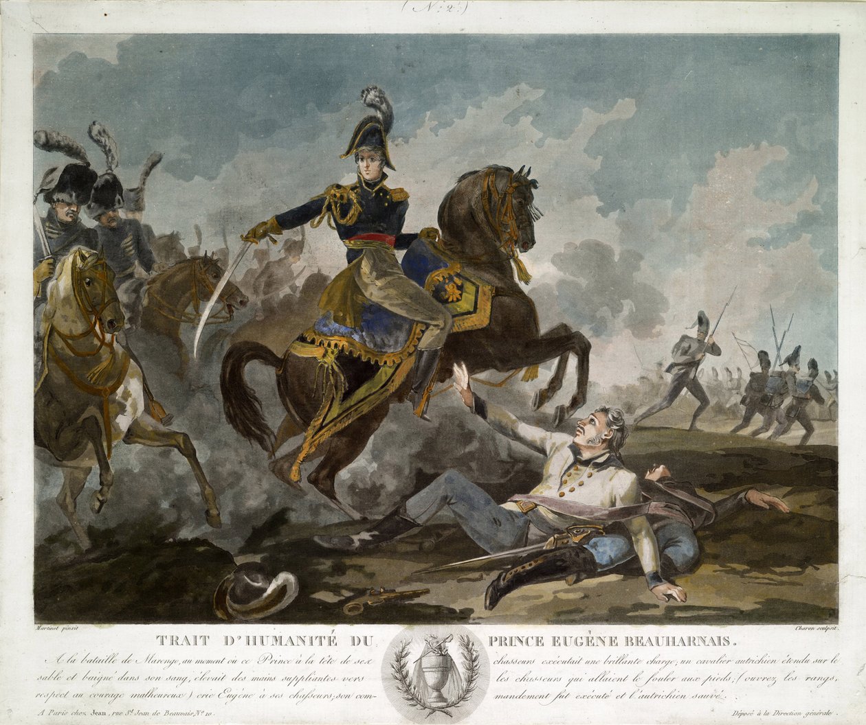 Eugene de Beauharnais kontinenciája, 1814 körül alkotó: Pierre Martinet
