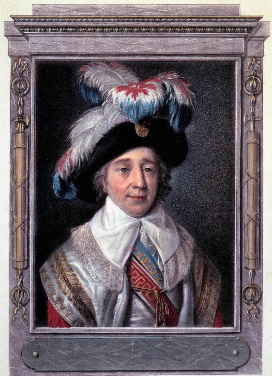 Francia forradalom: Paul de Barras (1755-1829) francia politikus portréja. Alix Pierre Michel (1762 - 1817) metszete. alkotó: Pierre Michel Alix