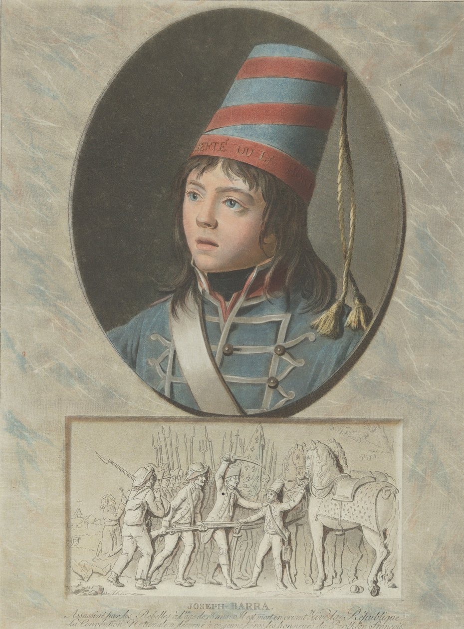 Joseph Barra F. Garnerey után, kb. 1795. alkotó: Pierre Michel Alix