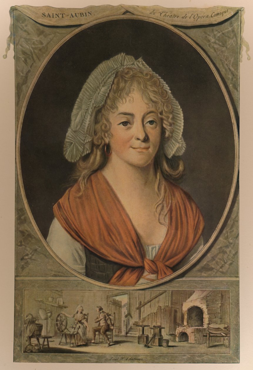 Madame Saint-Aubin, 18. század vége, 1913 alkotó: Pierre Michel Alix