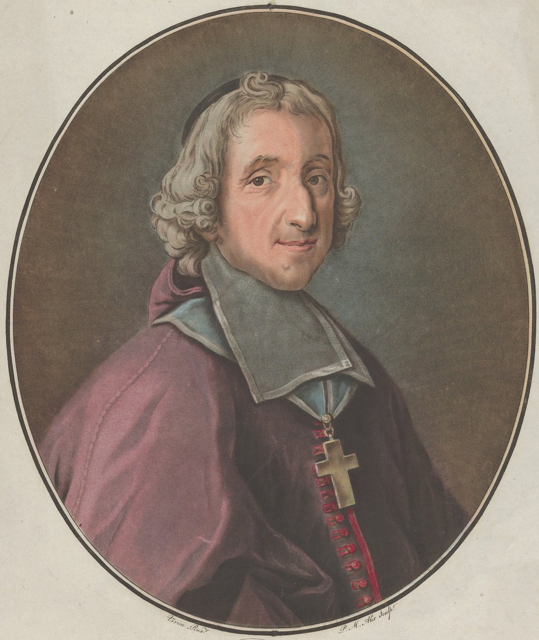 Fénelon portréja, 1793. alkotó: Pierre Michel Alix