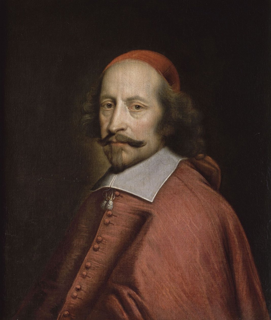 Mazarin bíboros portréja, 1661 alkotó: Pierre Mignard