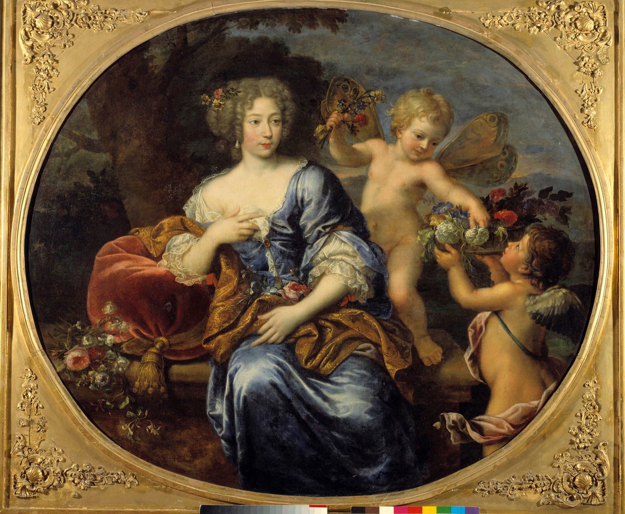 Francoise Athenais (Francoise-Athenais) portréja, Rochechouart Mortemart, Marquise de Montespan (vagy Madame de Montespan) (1640-1707) Pierre Mignard (1612-1695) festménye XVII. Bourges. Bogyó Múzeum alkotó: Pierre Mignard