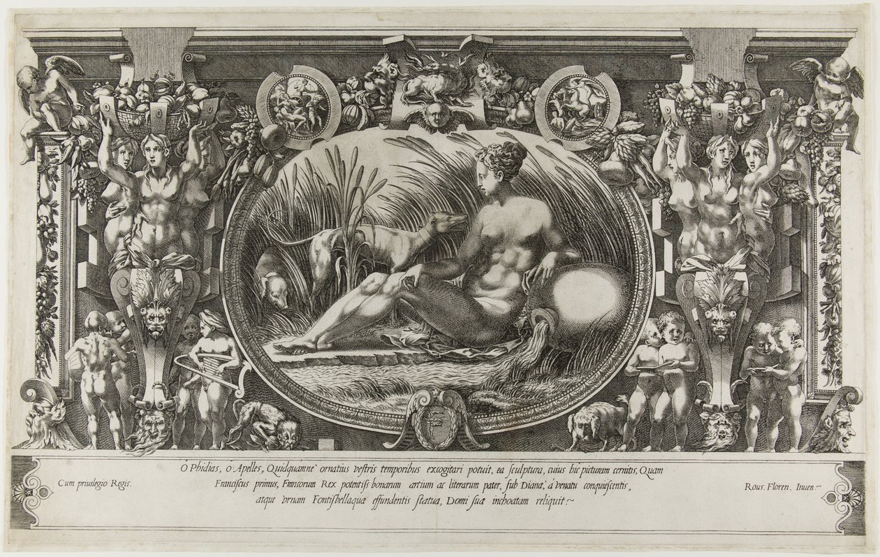 Fontainbleau nimfa, 1554 alkotó: Pierre Milan