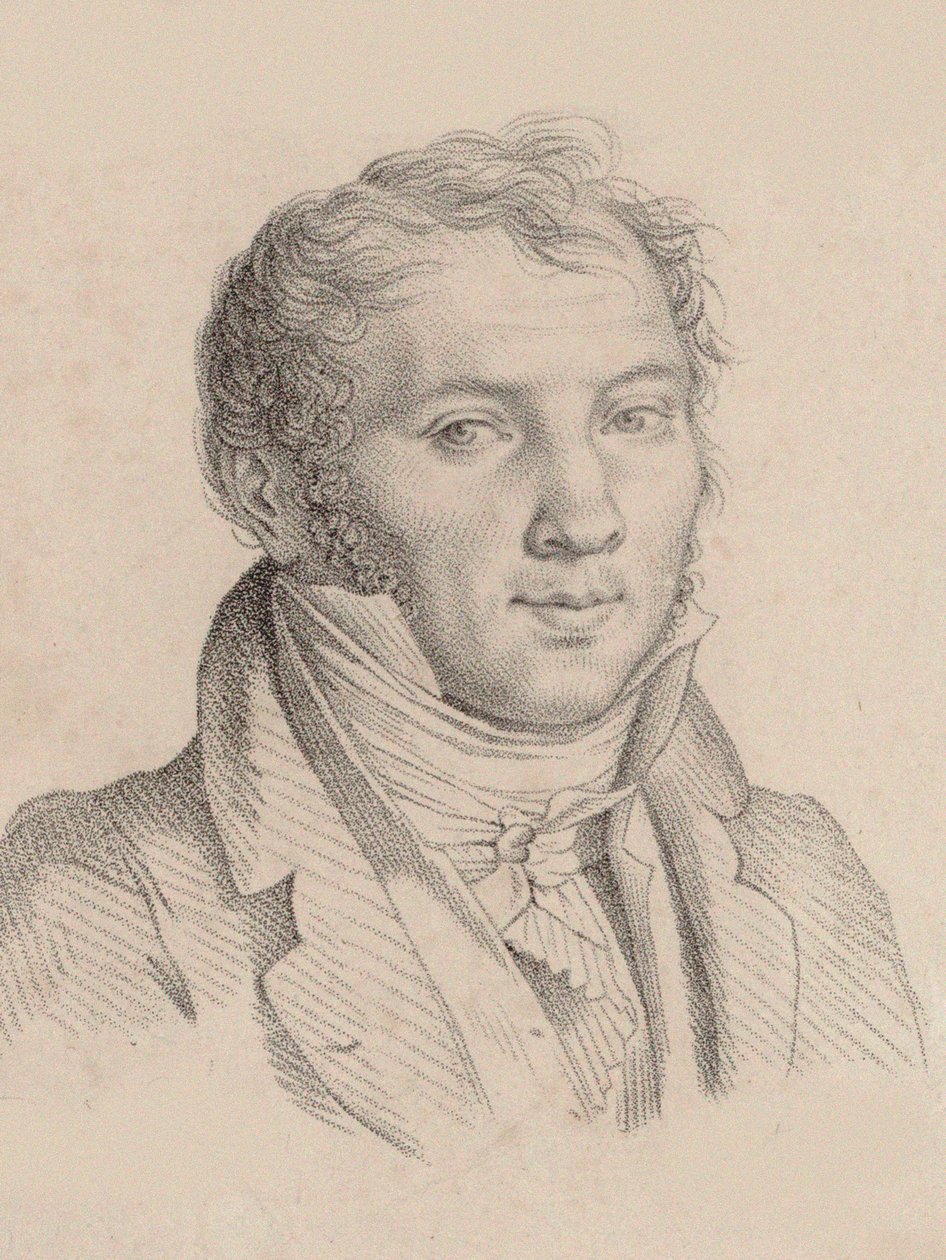 Louis-Luc Loiseau de Persuis hegedűművész és zeneszerző portréja 1769-1819, 1811. alkotó: Pierre Narcisse Guérin Baron