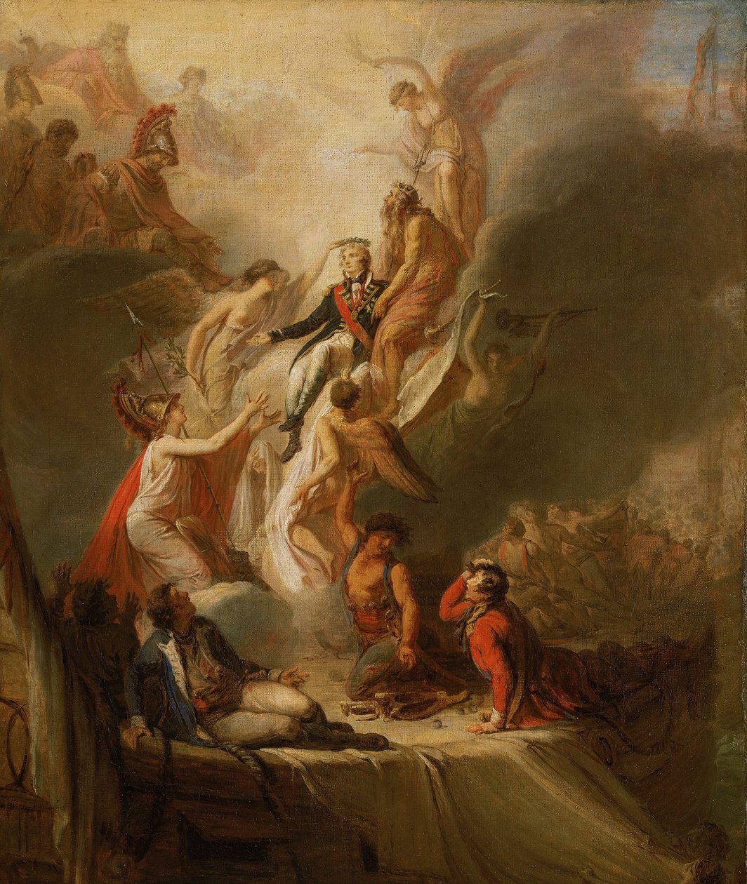 Horatio Nelson (1758-1805) apoteózisa, 1805-18 körül (olaj, vászon) alkotó: Pierre Nicolas Legrand