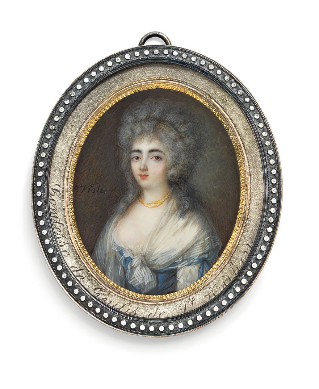 Stéphanie Félicité Ducrest de Saint-Aubin, Genlis grófnője alkotó: Pierre Noel Violet