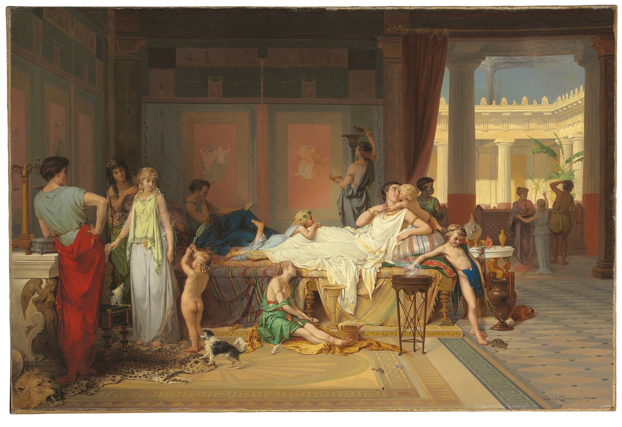 Pompei utolsó órája – A költő háza alkotó: Pierre Oliver Joseph Coomans