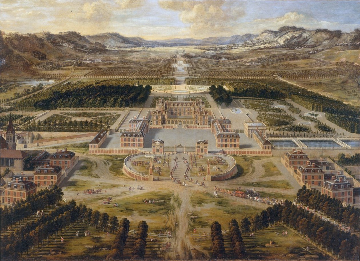 A Versailles-i palota, a Nagy Trianon, 1668 körül alkotó: Pierre Patel
