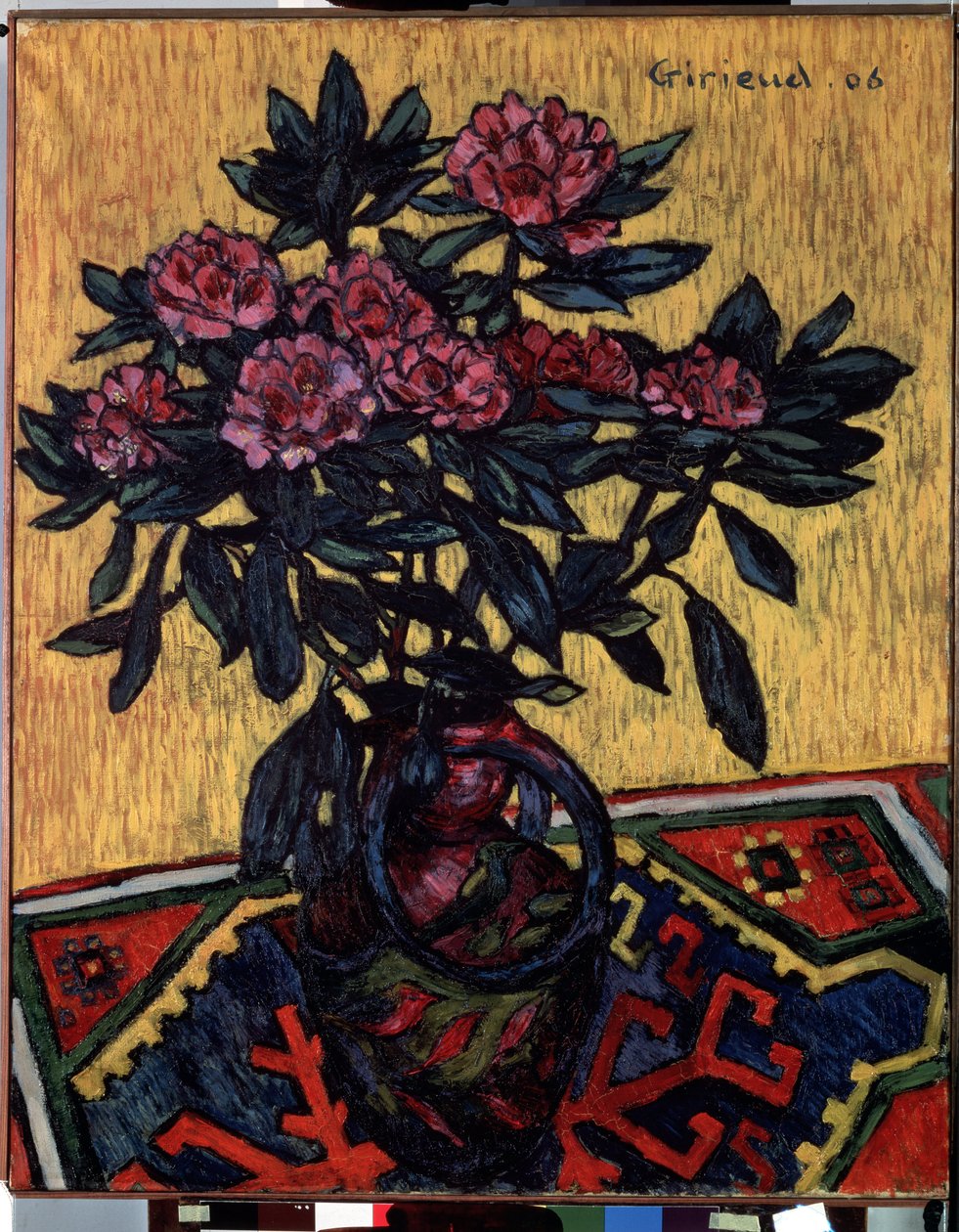 ""A pünkösdi rózsa csokor"" (Peonies) Pierre Paul Girieud festménye (1876-1940) 1906 Méret: 81 x 65 cm Ermitázs Múzeum, Szentpétervár (Szentpétervár) alkotó: Pierre Paul Girieud