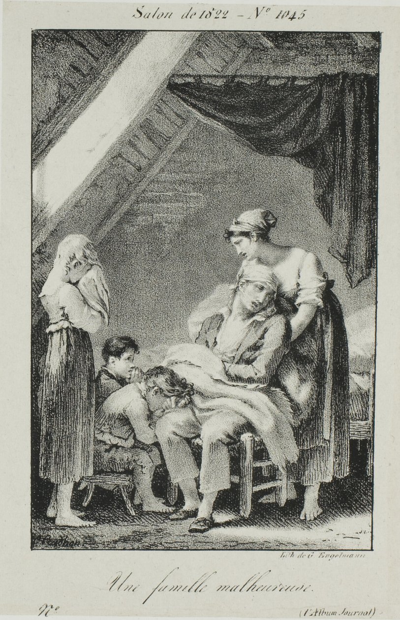 Egy nyomorult család alkotó: Pierre Paul Prud