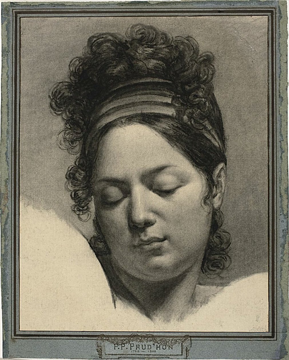 Egy nő feje alkotó: Pierre Paul Prud