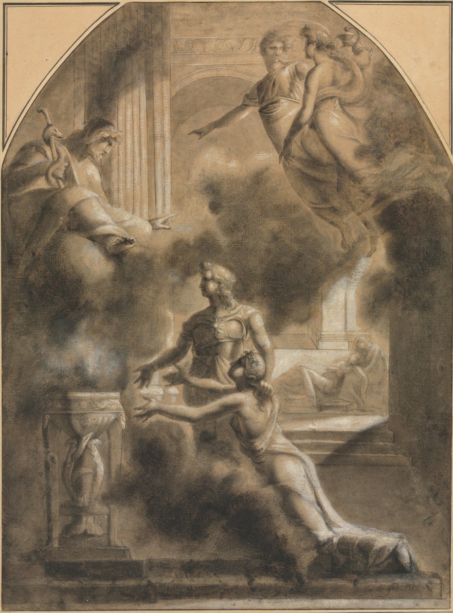 Mitológiai jelenet alkotó: Pierre Paul Prud