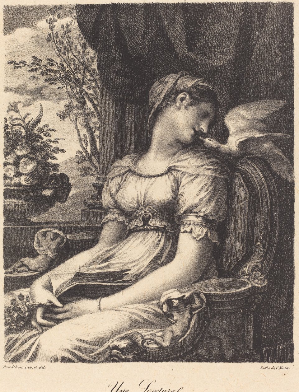 Egy olvasás (Egy olvasás) alkotó: Pierre Paul Prud