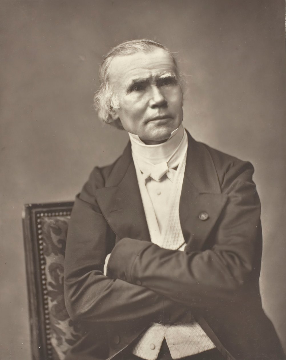 Alfred-Armand-Louise-Marie Velpeau francia sebész és anatómus, 1795-1867, c. 1867. alkotó: Pierre Petit