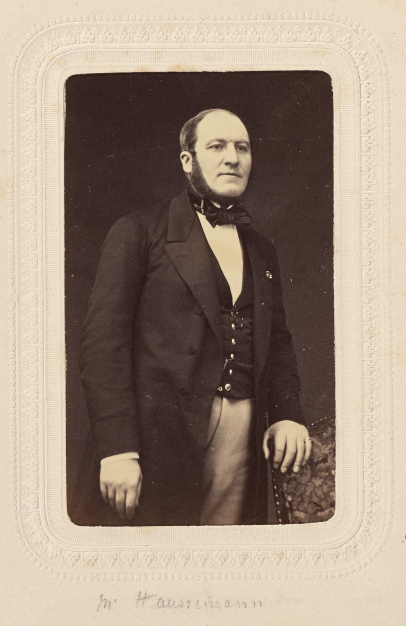 Georges Eugène Haussmann báró (1809 - 1891) alkotó: Pierre Petit