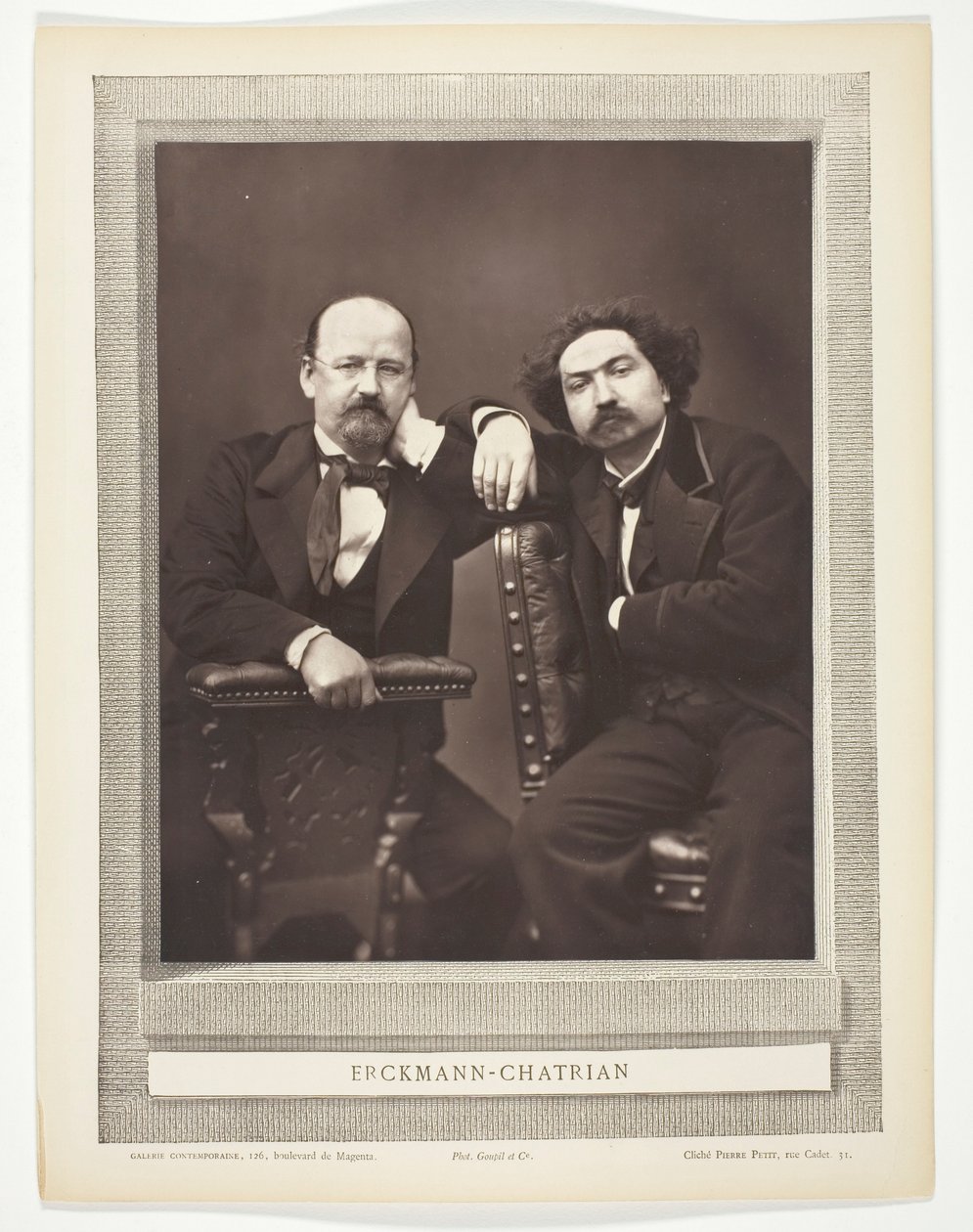 Émile Erckmann (francia író, 1822-1899) és Alexandre Chatrian (francia író, 1826-1890) alkotó: Pierre Petit