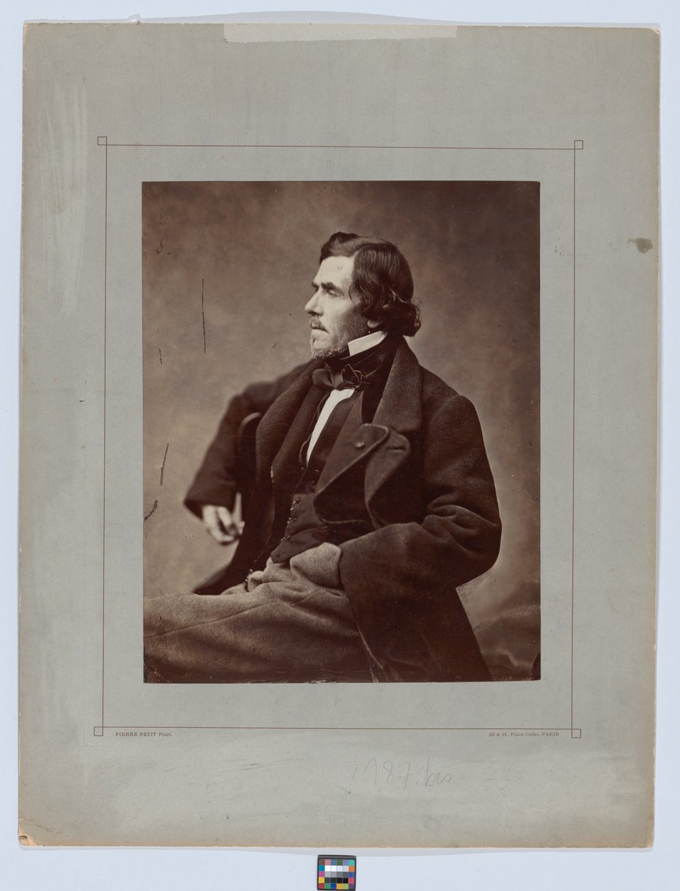 Delacroix portréja alkotó: Pierre Petit