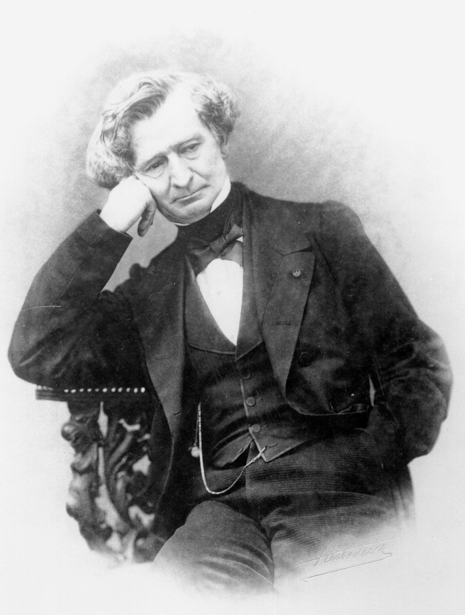Hector Berlioz (1803-69) portréja alkotó: Pierre Petit