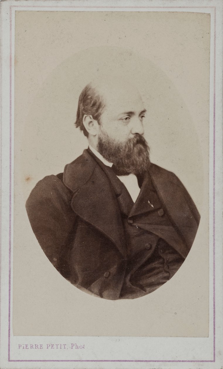 Henri Murger portréja 1822-1861, 1861. alkotó: Pierre Petit