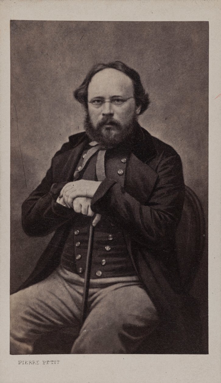Pierre-Joseph Proudhon portréja 1809-1865, kb. 1860. alkotó: Pierre Petit