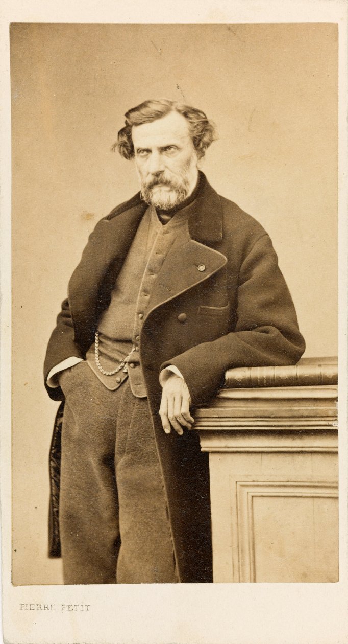 Ambroise Thomas zeneszerző portréja 1811-1896. alkotó: Pierre Petit